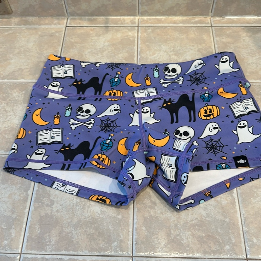 EUC WodBottom Small Halloween Shorts